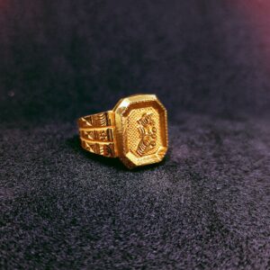 916 gold flower ring