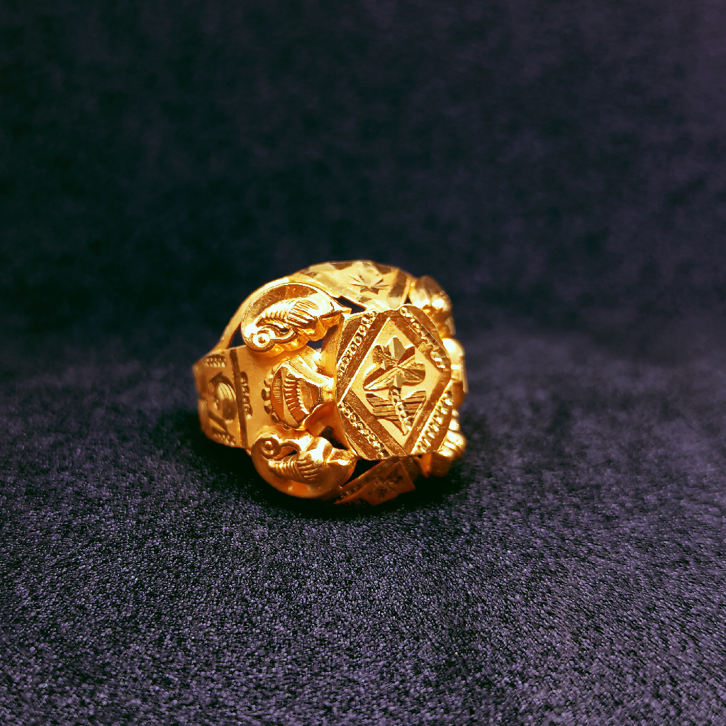 Gold Gents Nazrana Ring