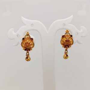 916 Gold kalkatti design Earrings