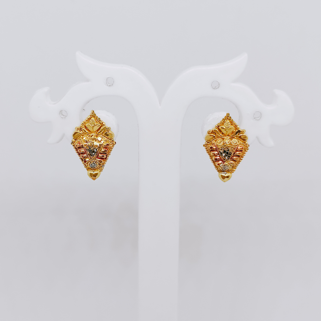 20k Gold tops earring