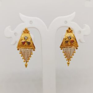 916 gold Delicate earrings
