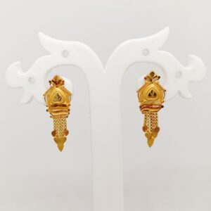 plain gold simple Earrings