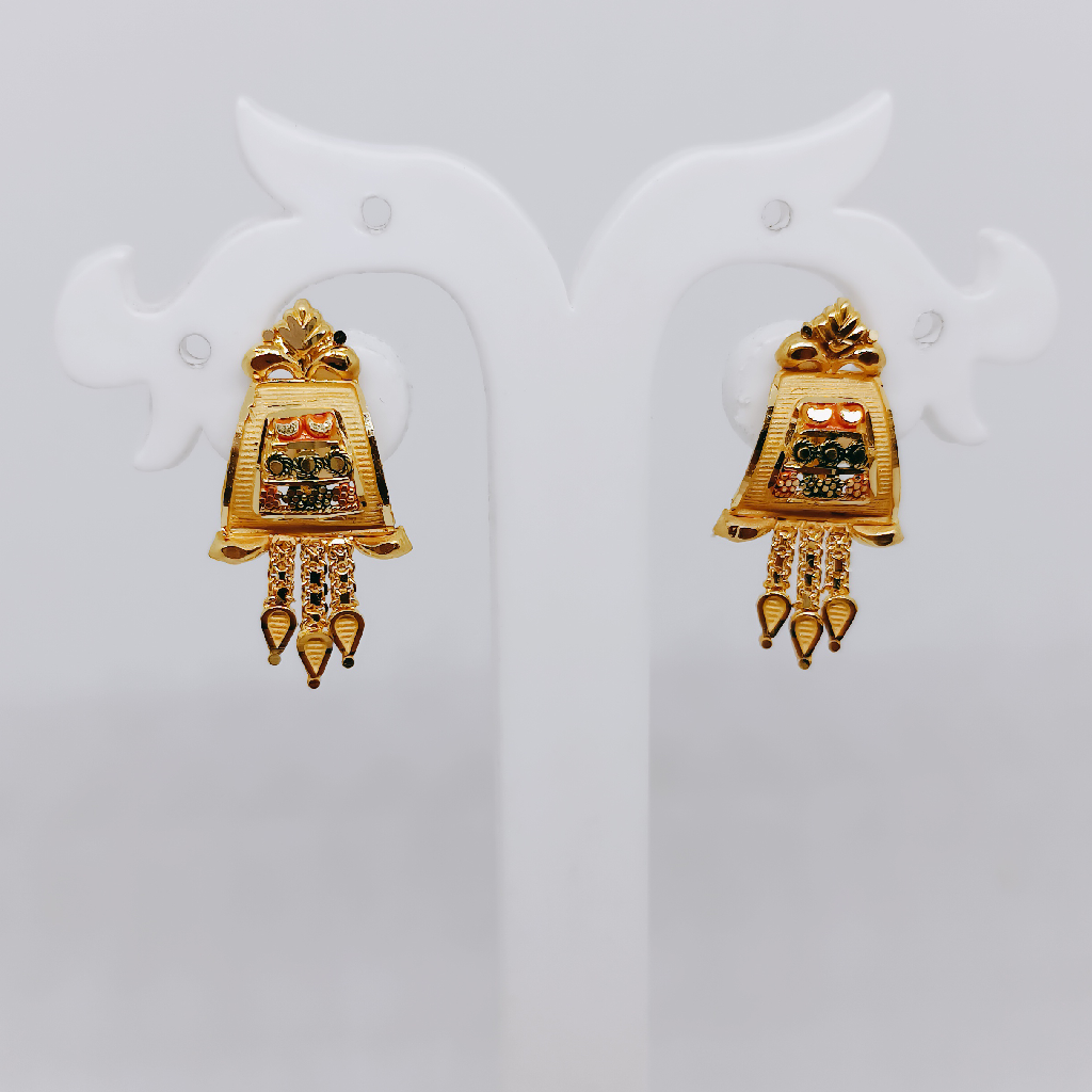 gold new kalkatti design Earrings