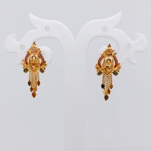 gold light weight earrings
