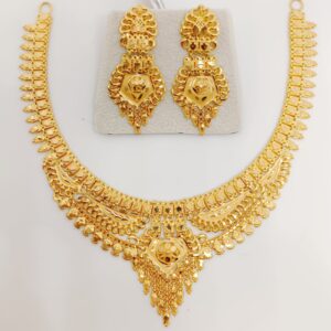916 gold Necklace set for women