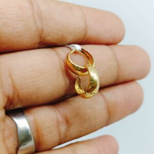 20 Carat Solid plain Gold Earrings