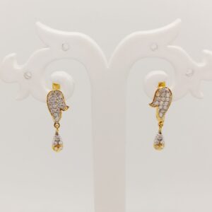 20k gold Natural design earring