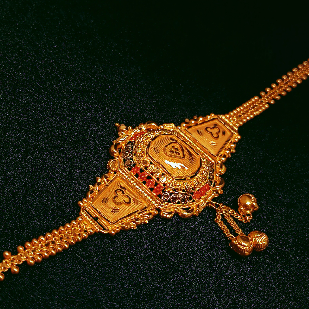 916 gold Bajuband for wedding - Image 2
