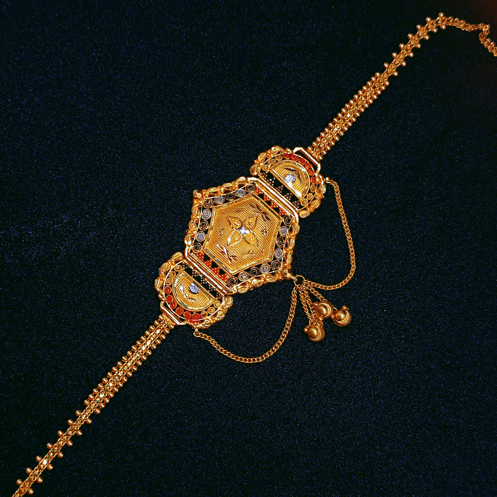 22K Gold Kalkatti Bajuband