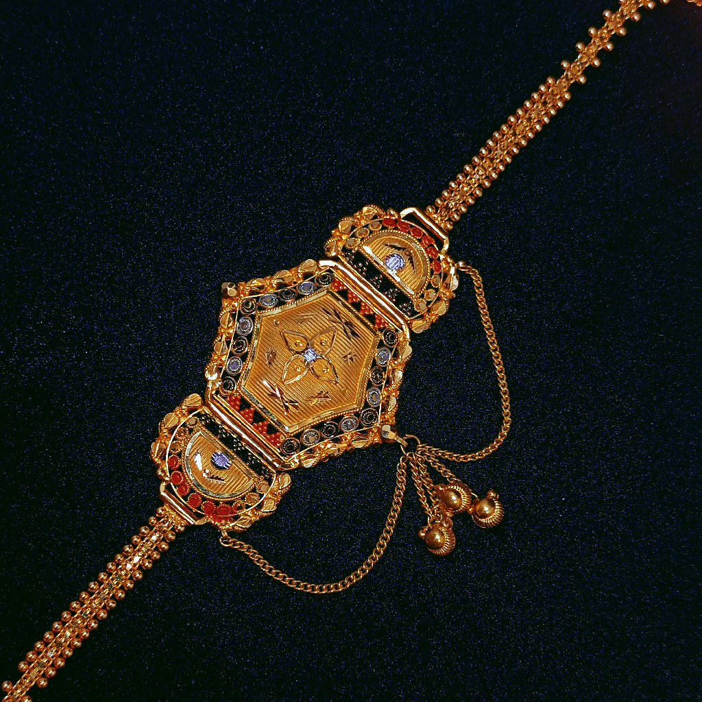 22K Gold Kalkatti Bajuband