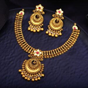 916 Gold Antique Necklace Set
