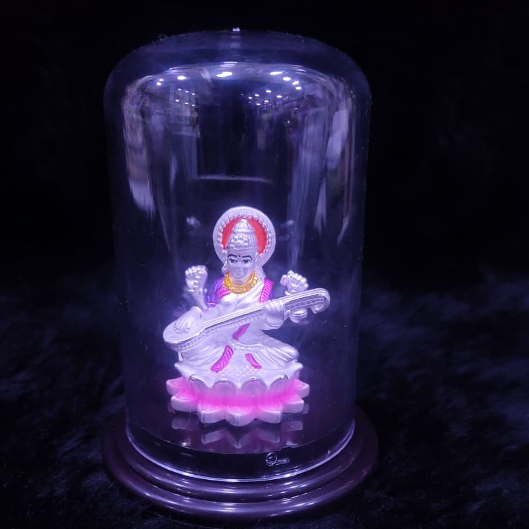 92.5 Sterling Silver Shree sarasheati ji Idol
