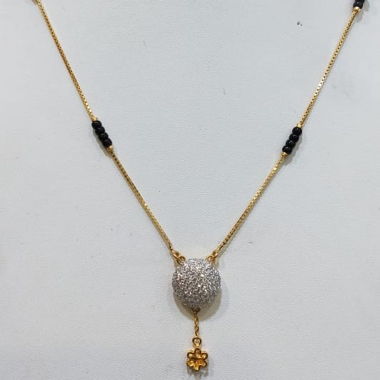 22KT/916 FANCY MEVITRI MANGALSUTRA  GMS-030