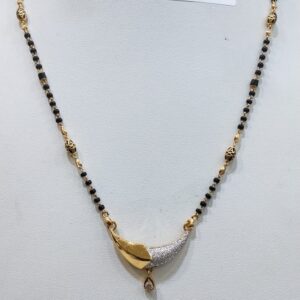 22KT/916 FANCY ASHVINI MANGALSUTRA  GMS-028
