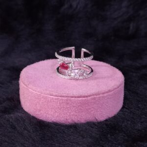 92.5 Sterling Silver Modern Ring LRS-1056