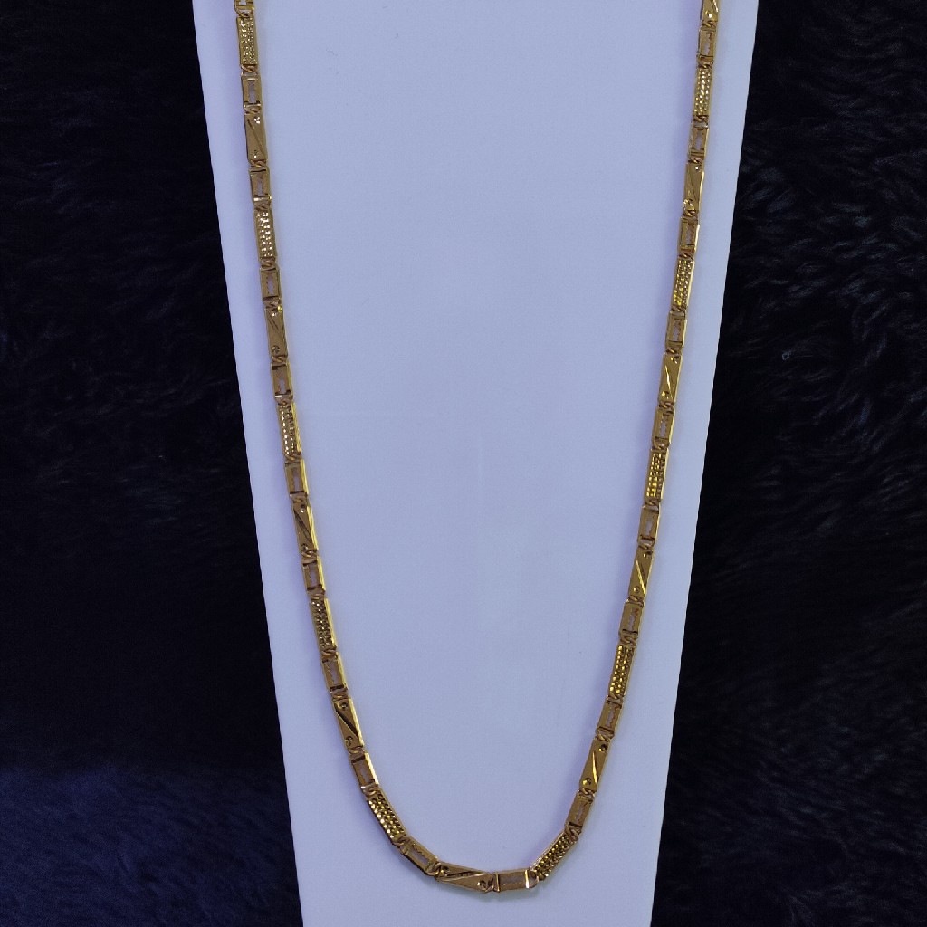 22KT/916 Yellow Gold Advica Nawabi Chain For Men