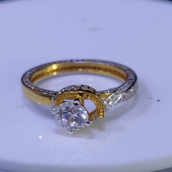 22KT/916 Yellow Gold Aural Ring For Women