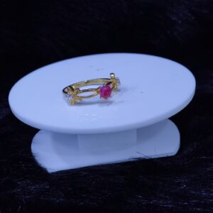22KT/916 Yellow Gold Nevaeh Ruby Stone For Women