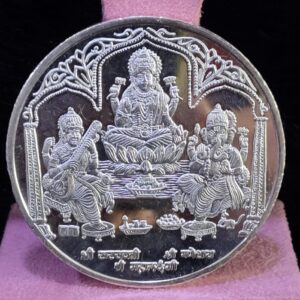 999 Silver Twenty Five gram Trimurti Silver coin