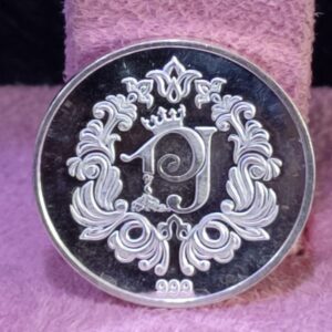 999 silver  five gram ganpati silver coin
