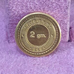 24kt 2 gram gold coin