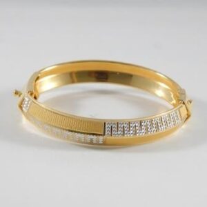 22KT Yellow Gold Nirvay Bracelet For Men