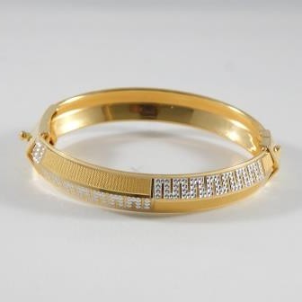 22KT Yellow Gold Nirvay Bracelet For Men