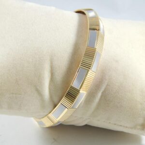 22KT Yellow Gold Alok Cross Rodiyam Brecelet For Men