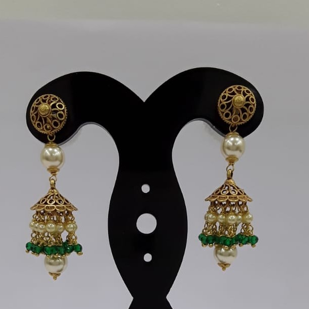 22Kt Yellow Gold Ziel Earrings For Women