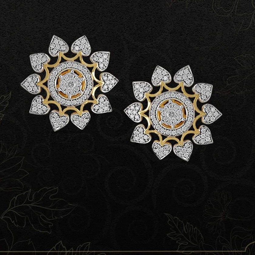22KT 91.6 suryamandal Earring for Women