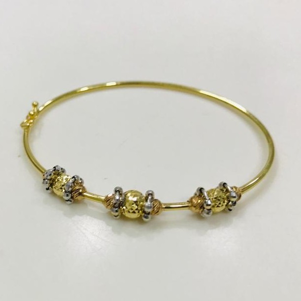 22Kt Yellow Gold Floral Ambrosia Bracelet For Women