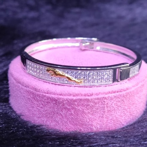 92.5 Sterling Silver Jaguar Bracelet For Kids