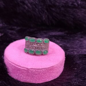 92.5 Sterling Silver Magdalena oxidised Ring For Women Men