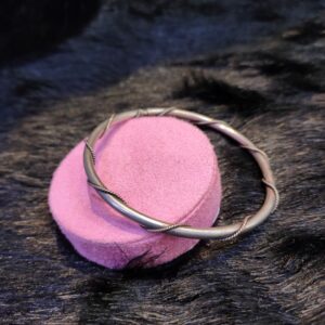 92.5 Sterling Silver Evil oxidised Brecelet For  Women