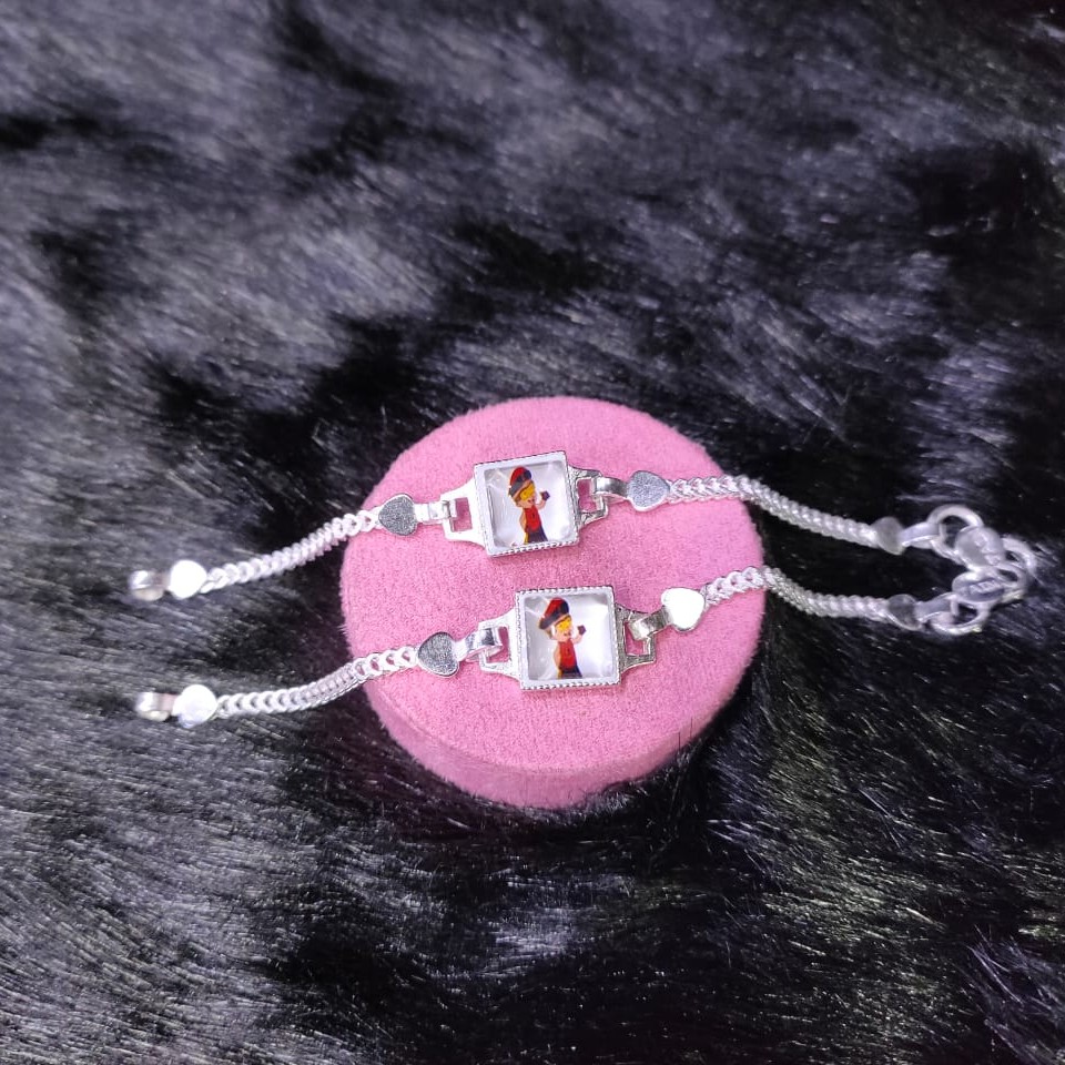 Silver  Vivacity Cartoon Brecelet For kids