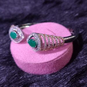 92.5 Sterling Silver Floral Ambrosia Bracelet For Women
