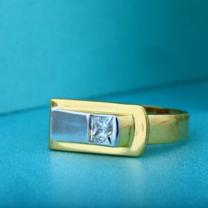 22Kt Yellow Gold Benevolence Ring For Men