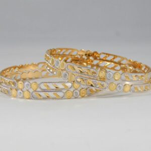 22Kt Yellow Gold Ojasvi Twister Bangles For Women