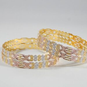 22Kt Yellow Gold Bhagwanti Bangle For Women