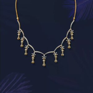 22KT Rose Gold CZ Diamond Floral collection For Women