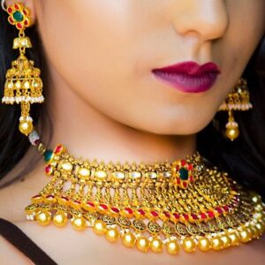 22KT Wedding collection Choker Set For Women