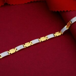 22KT Gold Charming Bracelet For Men