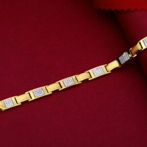 22KT Striking Gold Bracelet For Men