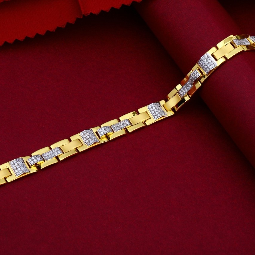 22KT Gold Stylish Classic Bracelet For Men