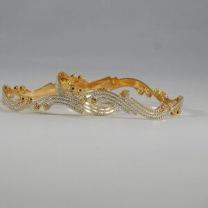 91.6 Gold Fancy Design With Rhodium For Women