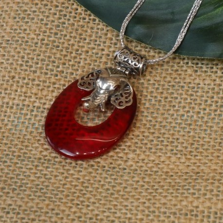 Sterling Silver Divine Ganesh Pendent With Chain For Women Combo - Image 2