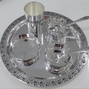 999 Pure Silver Dinner set PJ007