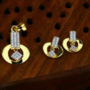 Gold Shiner Pendent Set 916