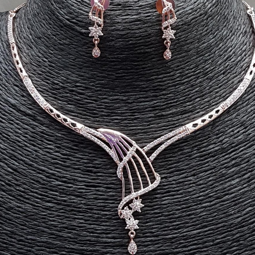22k Rose Gold Woman Set PJ NS003 - Image 2