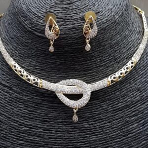 22k cz slider woman set pj ns002